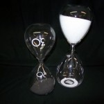 Clessidre in vetro soffiato